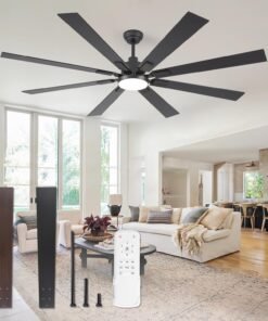 ZMISHIBO 72-inch Oversized Ceiling Fan with Light — Redefine Your Comfort Space!