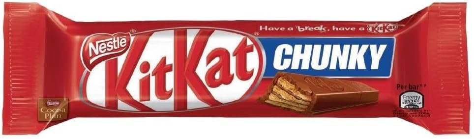 Nestlé Kitkat Chunky 24x40g, Chocolate, 960 gram(PACK OF 2)
