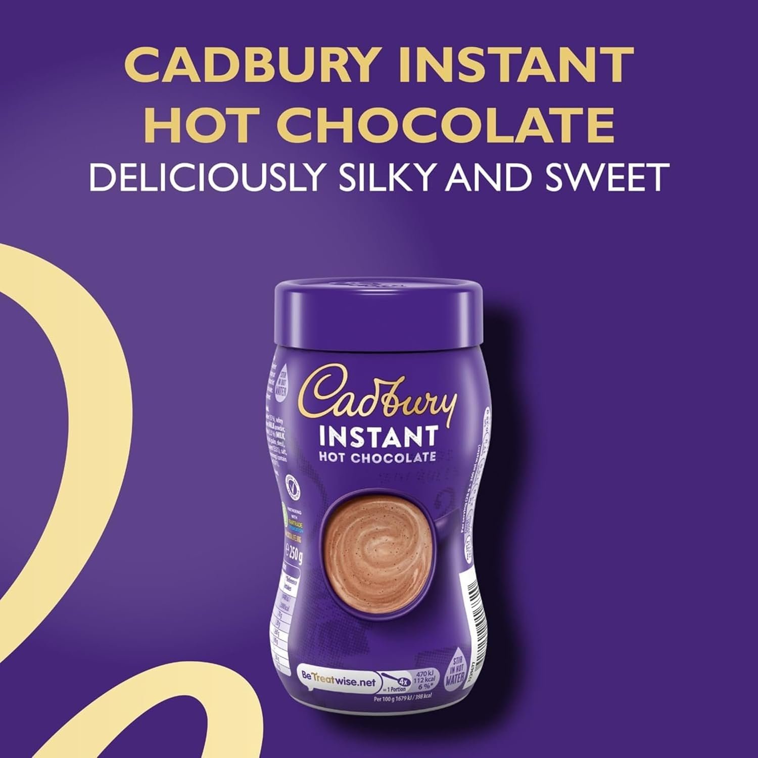 Cadbury Instant Hot Chocolate, Quick and Easy Hot Chocolate Mix, Approximately 11 Servings, 300 g (Pack of 3)